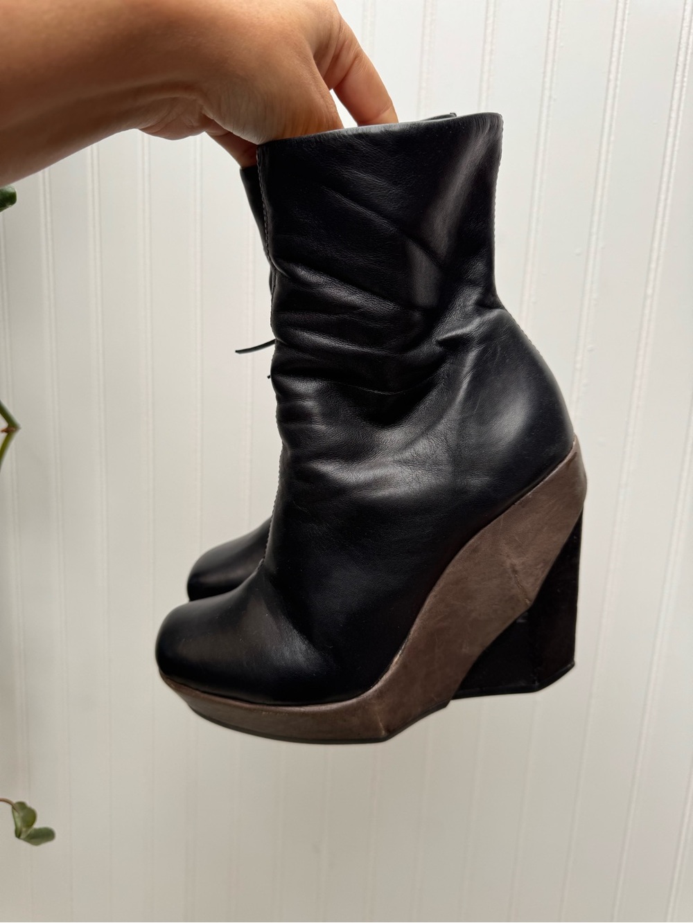 ALL SAINTS SPITALFIELDS Admiral Platform Boot Black 7 - Picture 5 of 8